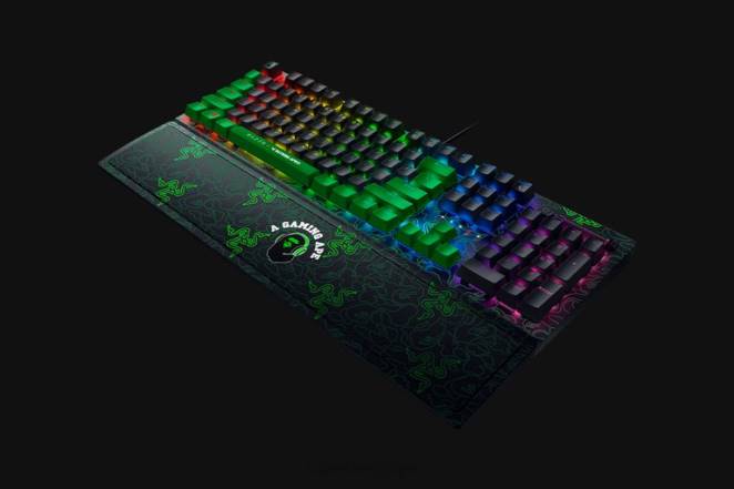 Razer X *A Bathing Ape clavier vert blackwidow v3 - interrupteur vert - nous F8BX60