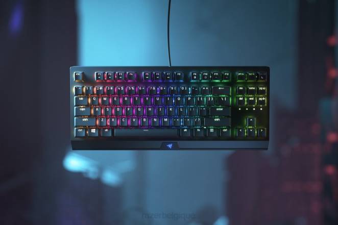 Razer clavier noir blackwidow v3 tenkeyless - interrupteur jaune - nous F8BX62