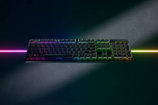 Razer clavier noir deathstalker v2 pro - commutateur optique linéaire - nous F8BX65