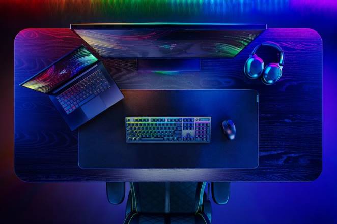 Razer clavier noir deathstalker v2 pro - commutateur optique linéaire - nous F8BX65