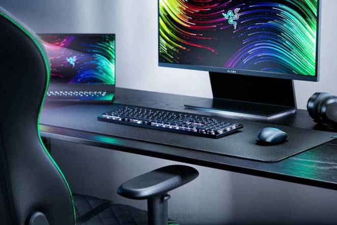 Razer clavier noir deathstalker v2 pro - commutateur optique linéaire - nous F8BX65