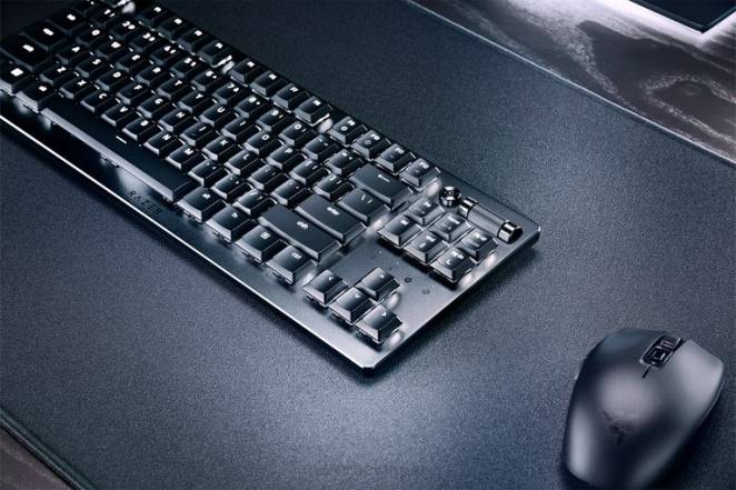 Razer clavier noir deathstalker v2 pro tenkeyless - commutateur optique clicky - nous F8BX66