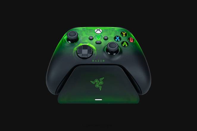 Razer console une couleur manette sans fil et support de chargement rapide pour Xbox édition limitée F8BX164