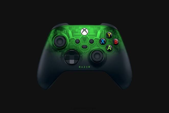 Razer console une couleur manette sans fil et support de chargement rapide pour Xbox édition limitée F8BX164