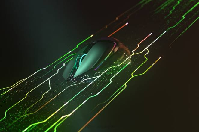Razer souris une couleur basilic ultime avec station de chargement F8BX35