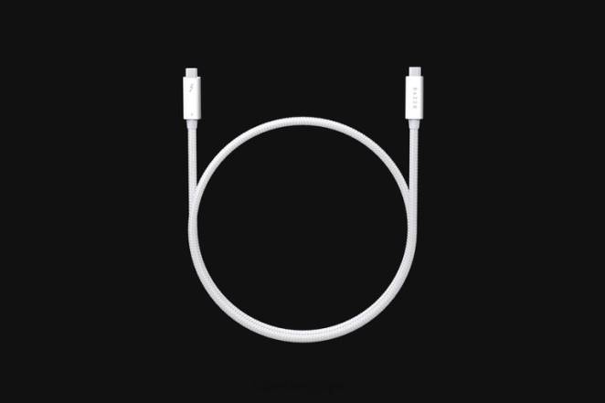 Razer composant informatique blanc câble Thunderbolt 4 F8BX22