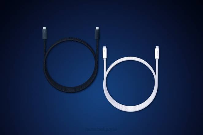 Razer composant informatique blanc câble Thunderbolt 4 F8BX24