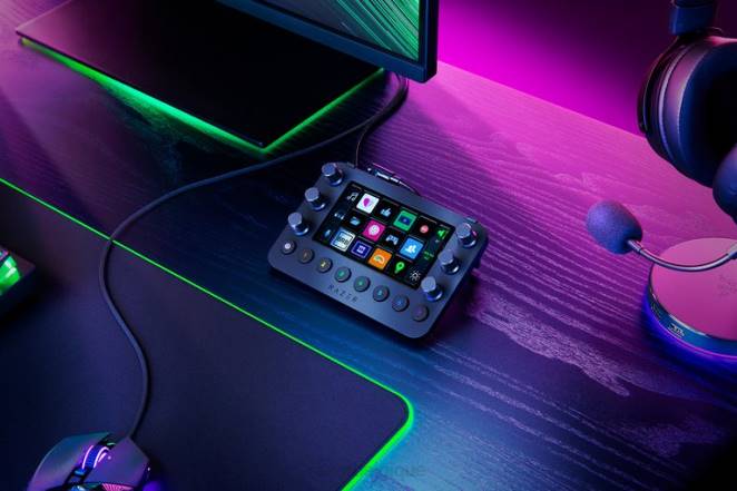 Razer création de contenu une couleur contrôleur de flux F8BX115