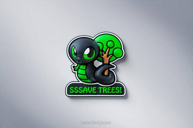Razer engrenage une couleur Aimant de réfrigérateur Sneki Snek - Arbres sssave F8BX207