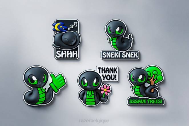 Razer engrenage une couleur Aimant de réfrigérateur Sneki Snek - Arbres sssave F8BX207
