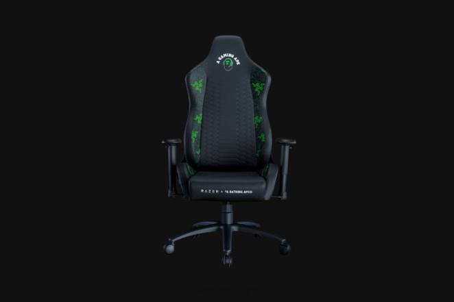 Razer X *A Bathing Ape chaise de jeu une couleur iskur x F8BX125