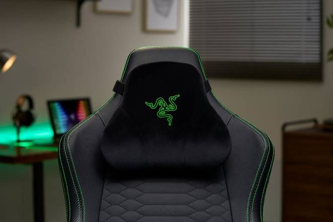 Razer chaise de jeu noir coussin de tête F8BX145