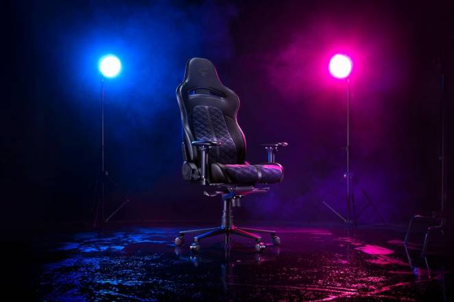 Razer chaise de jeu noir enki F8BX132