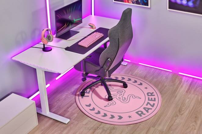 Razer chaise de jeu quartz tapis de sol d'équipe F8BX141