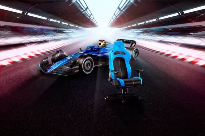 Razer chaise de jeu une couleur enki pro - édition williams esports F8BX124